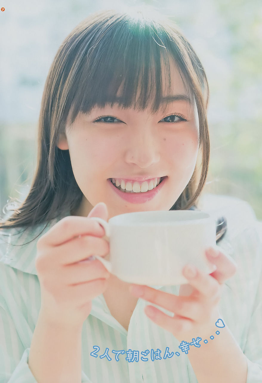 【おーいまだ寝てるの？】モーニング娘・譜久村聖(20)のヤングガンガン水着画像