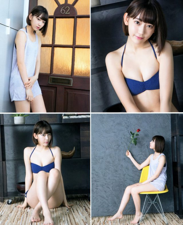 【マジで大人な夜景とビキニ！】HKT48・宮脇咲良(19)のBOMB!水着画像