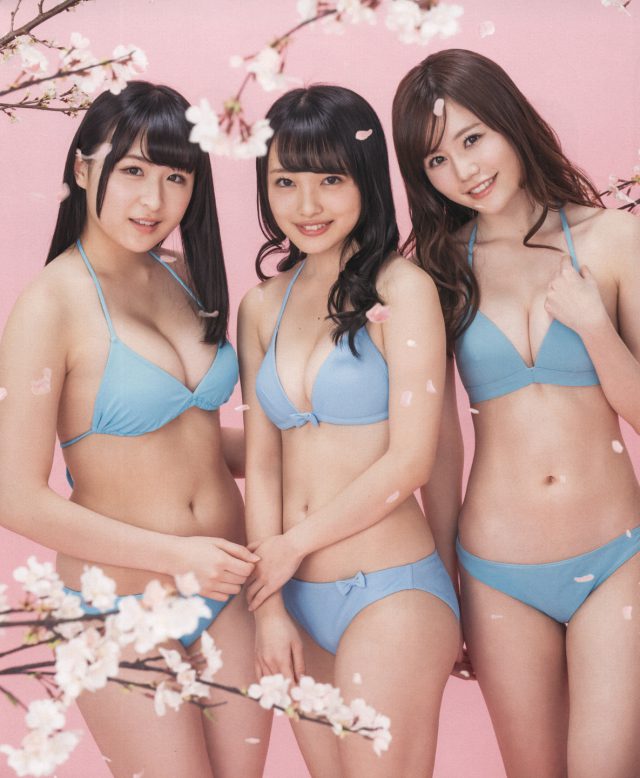 【AKB48春だ！】AKB48・向井地美音(19)岡田奈々(19)小嶋真子(19)込山榛香(18)川本紗矢(18)のBOM水着画像