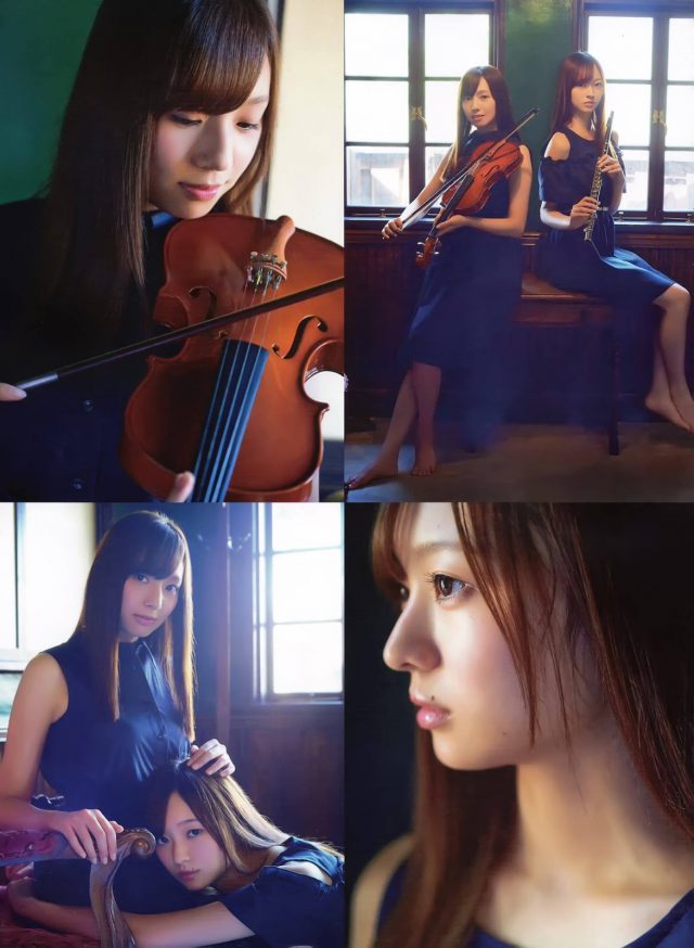 【８月のエチュード】乃木坂46・新内眞衣(25)梅澤美波(18)の週刊誌グラビア画像