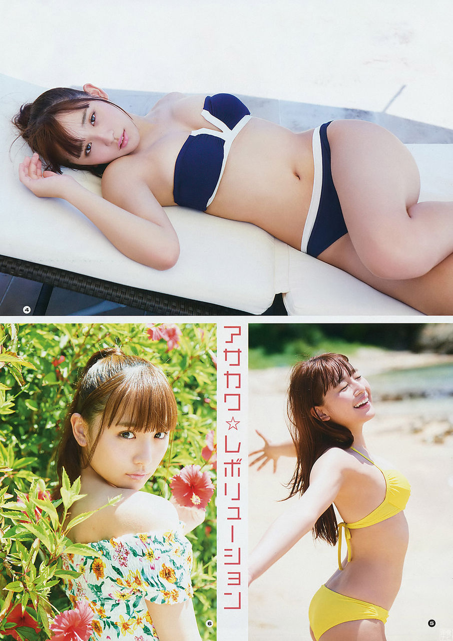 【アサカク✩レボリューション】SUPER GiRLS・浅川梨奈(18)の週刊誌水着画像