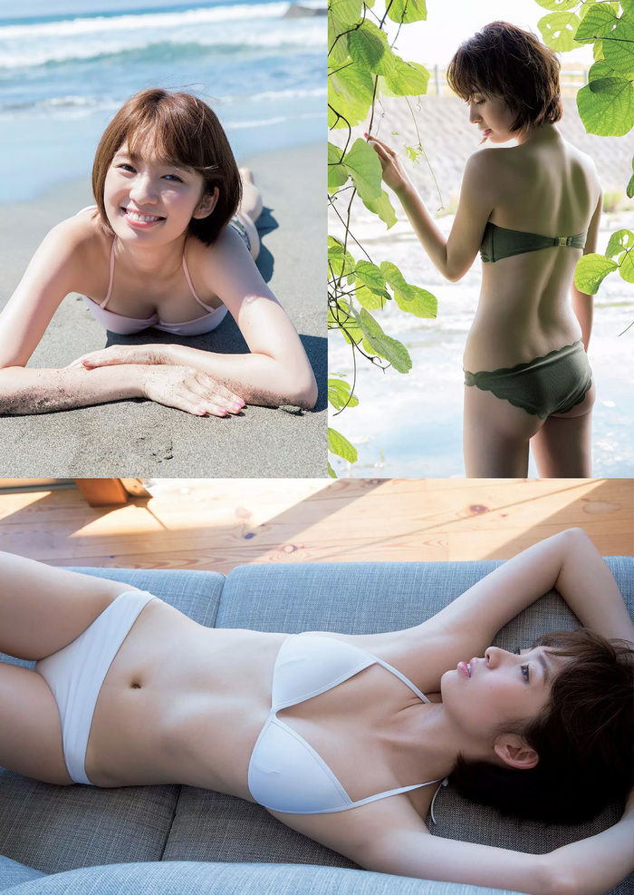 【2017年東レキャンペーンガール】モデル・朝香りほ(25)の週プレ水着画像