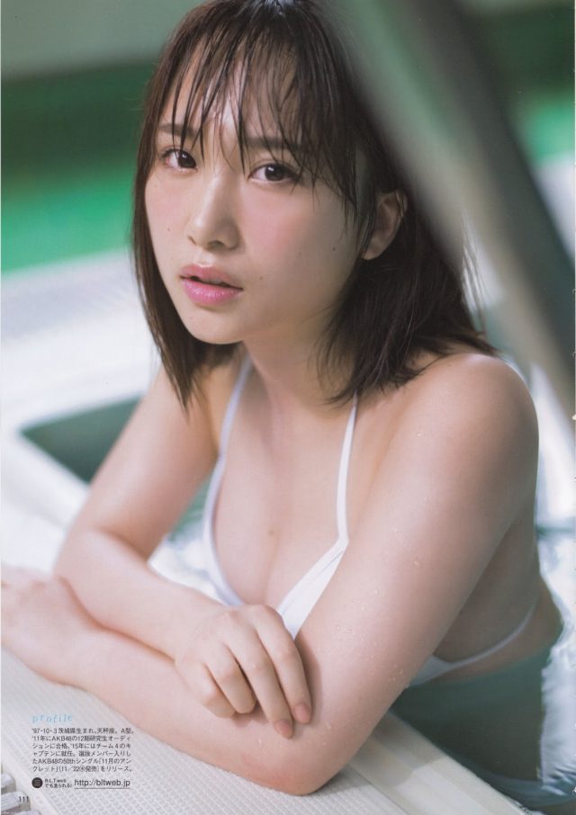 【Pure water】AKB48・高橋朱里(20)の週刊誌水着画像