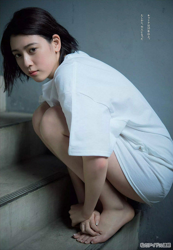 【空をこえて】モデル・三吉彩花(21)の週プレ水着画像