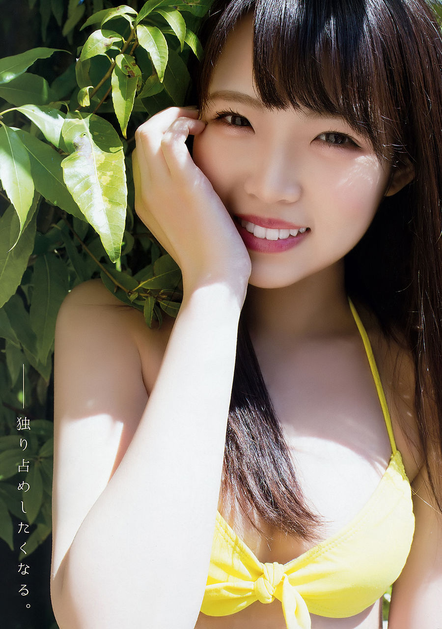 【夏の日の逢瀬】NMB48・植村梓(19)の週刊誌水着画像