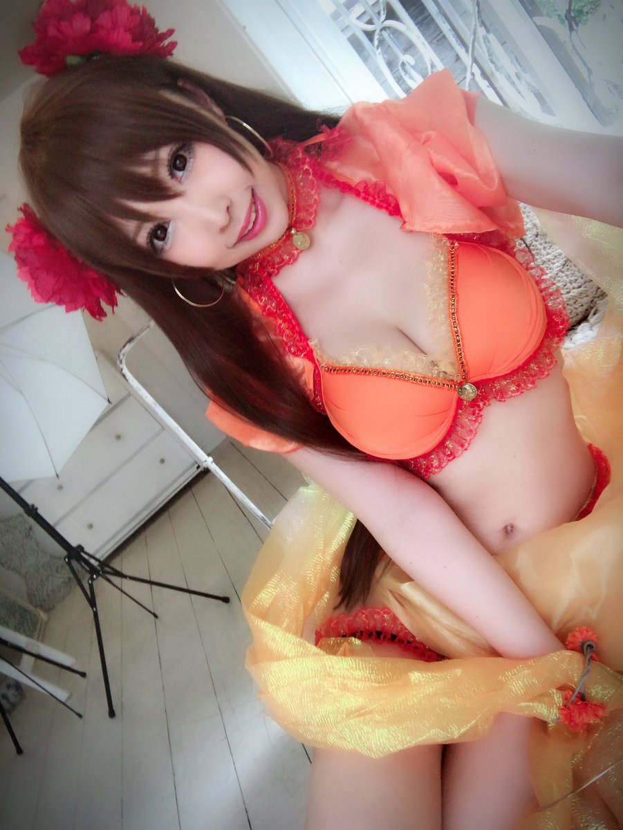 【Gカップ】コスプレイヤー・桃色れくの自撮りコスプレ水着画像 Part１