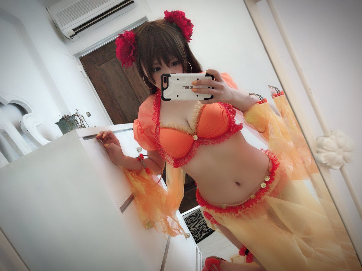 【Gカップ】コスプレイヤー・桃色れくの自撮りコスプレ水着画像 Part１