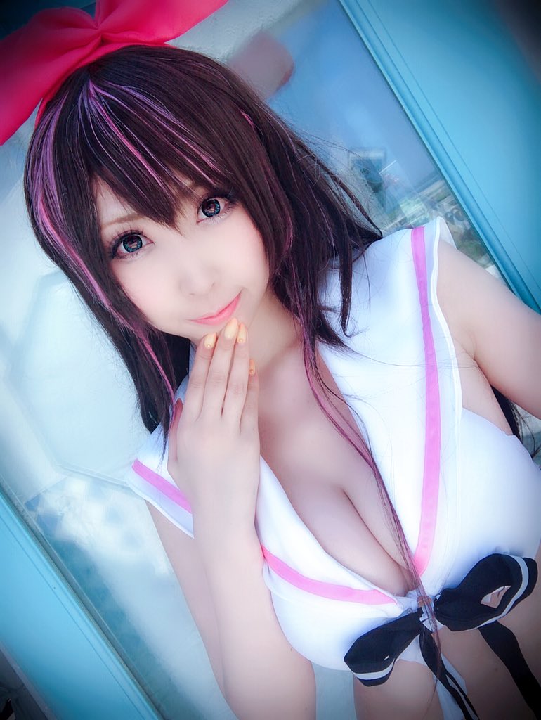 【Gカップ】コスプレイヤー・桃色れくの自撮りコスプレ水着画像 Part１